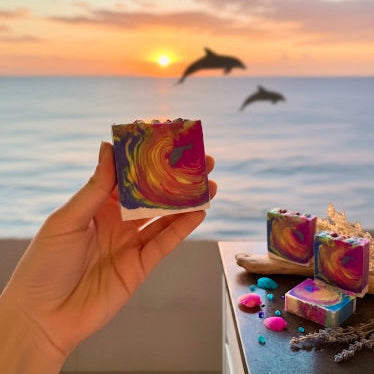Tropical Peach Sunset  Soap