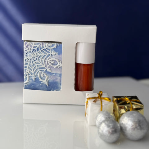 Winter Soap and Lip Gloss Set